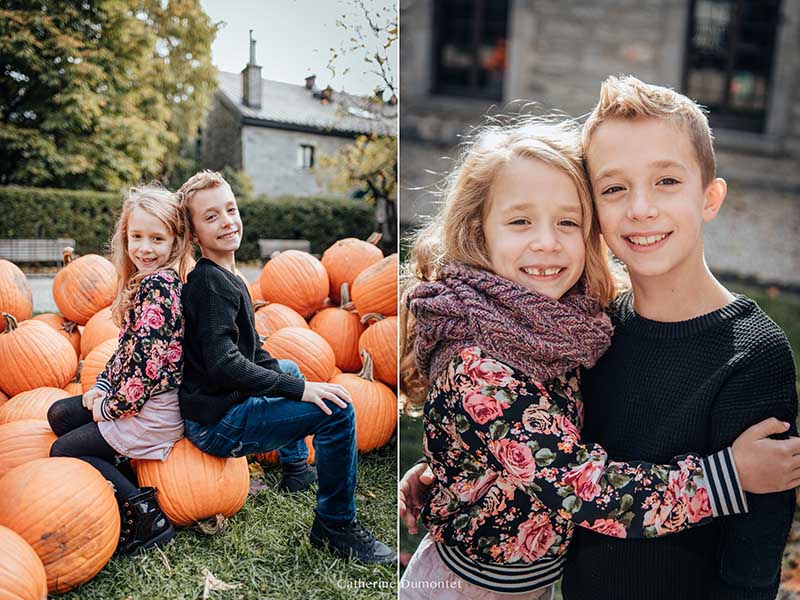 portraits de frère et soeur à Montréal