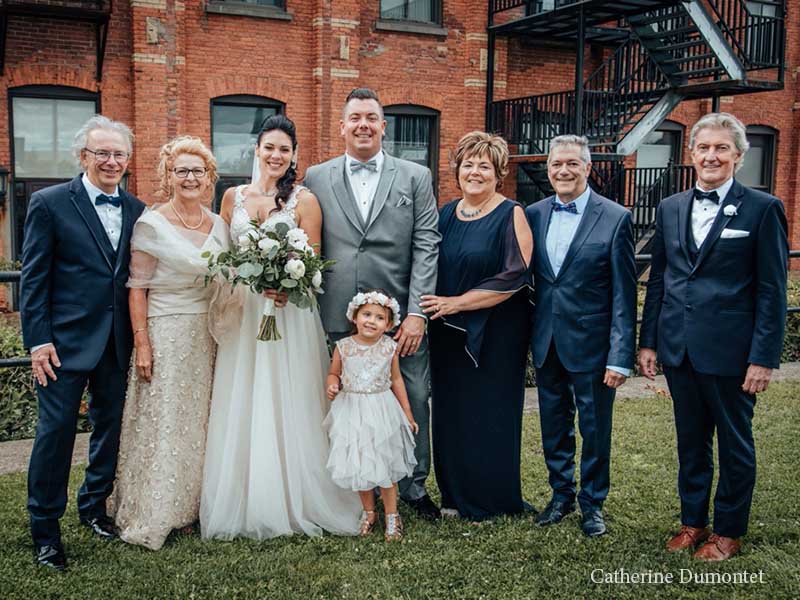 La famille complète à l'Ambroisie et l'Espace Canal