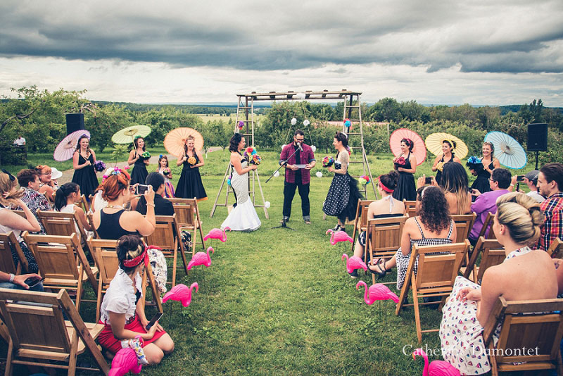 cérémonie de mariage au Jude-Pomme