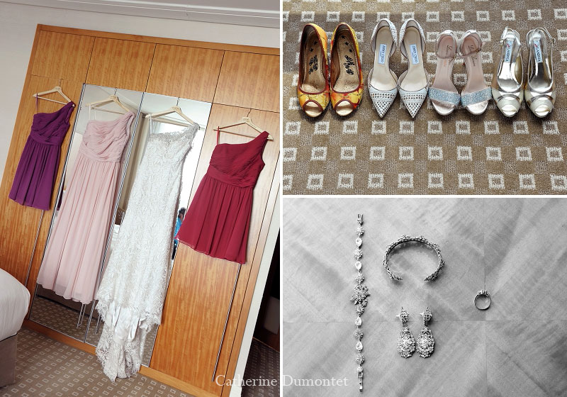 accessoires de la mariée et du cortège
