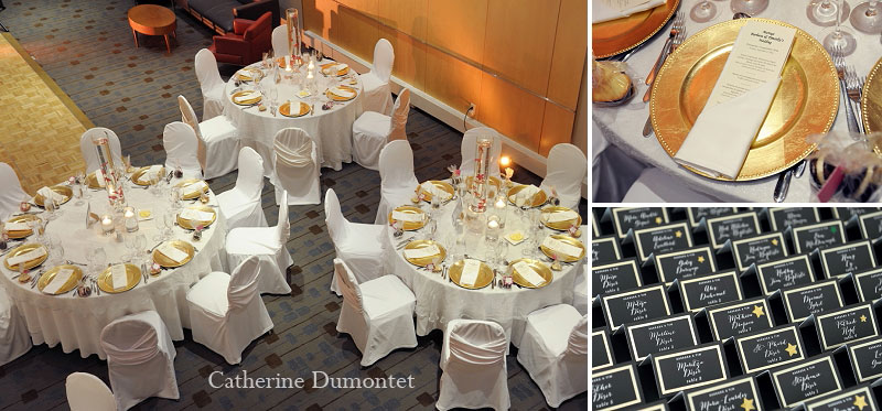 décorations de la salle de réception au Sofitel