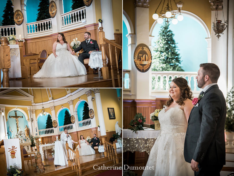 cérémonie de mariage à l'Église St-Sauveur
