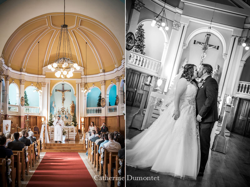 cérémonie de mariage à l'Église St-Sauveur