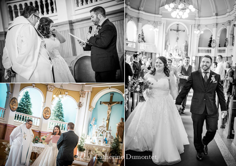 cérémonie de mariage à l'Église St-Sauveur