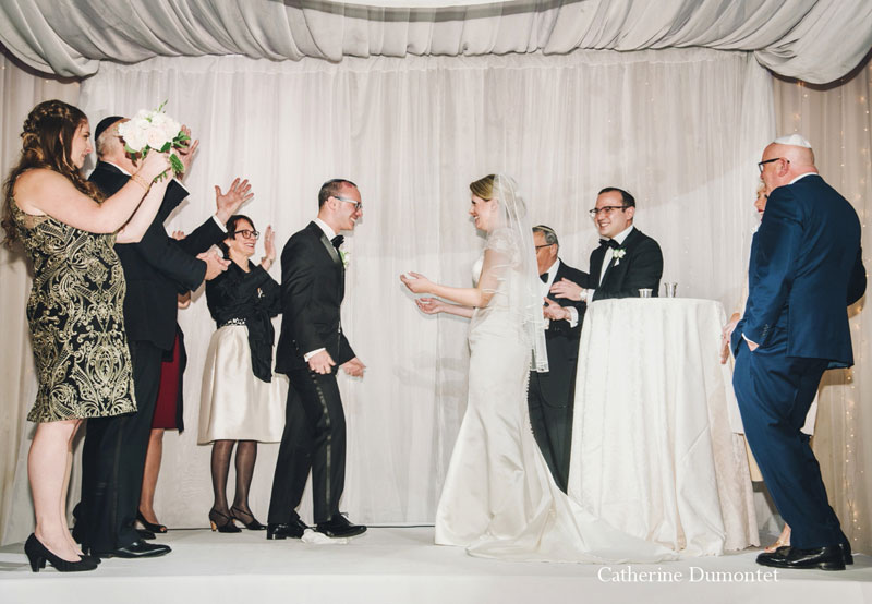 mariage juif au Living Room de Montréal