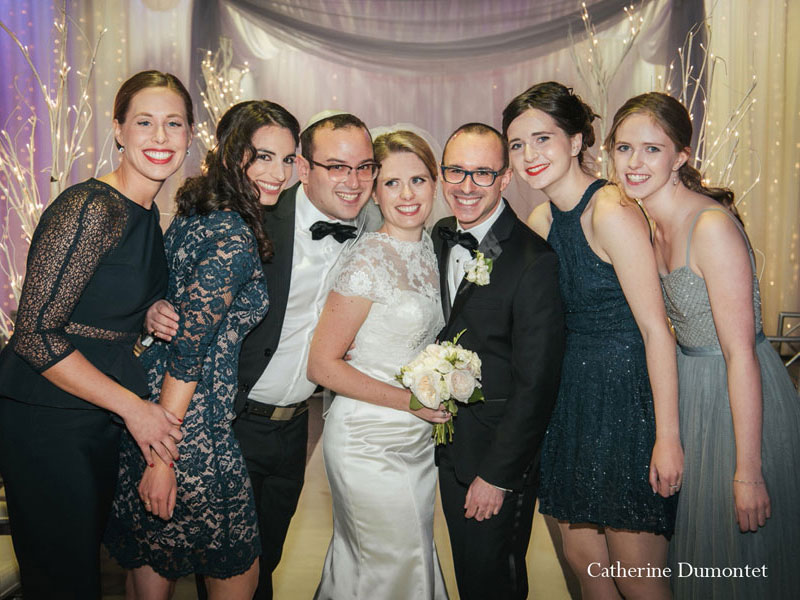 les frère et soeurs des mariés