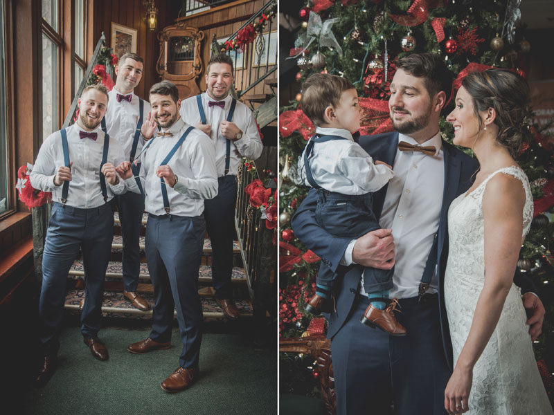 Mariage en hiver dans les Laurentides