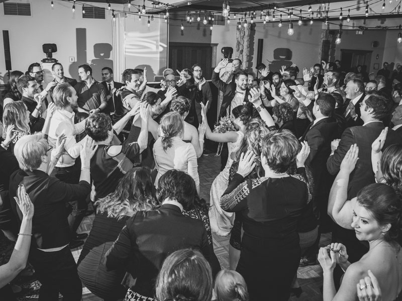 mariage en hiver au Mont-Gabriel dans les Laurentides