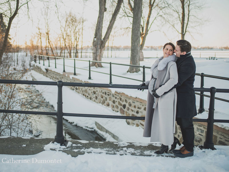 photo de maternité au Fort Chambly