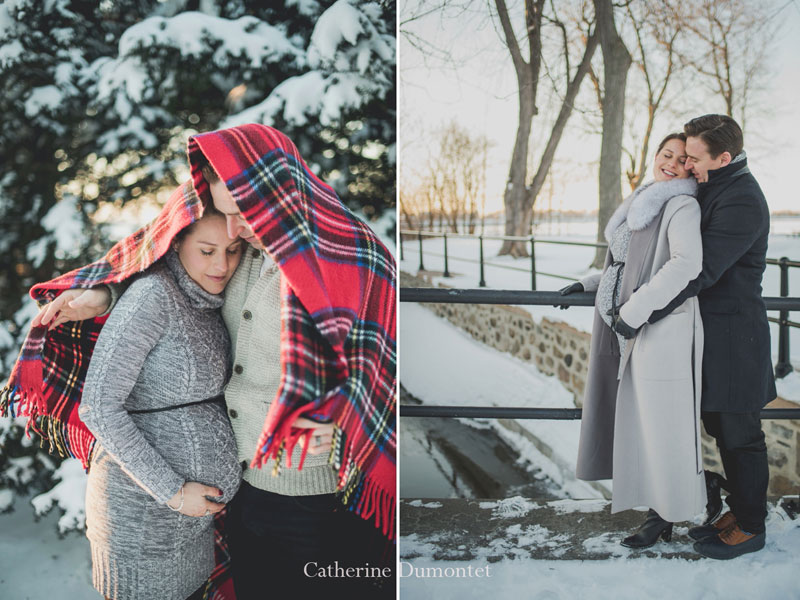 session photo maternité au Fort Chambly