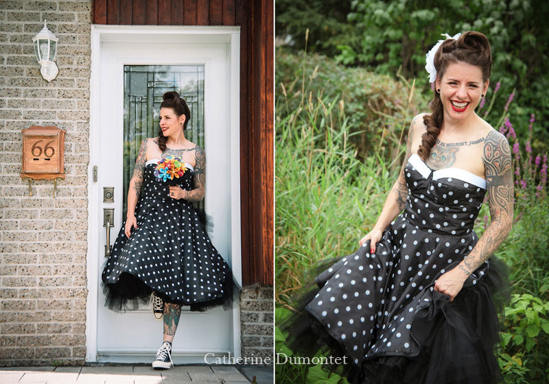 la mariée style pin-up 50's