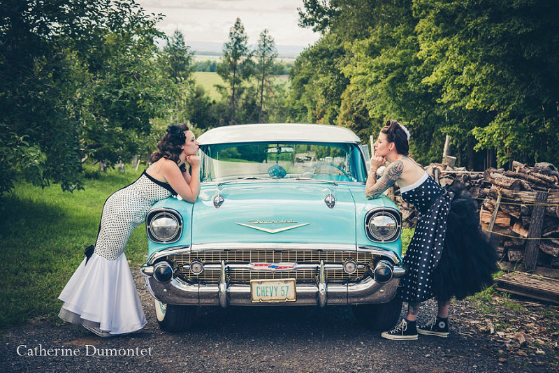 mariage thème rétro pin-up