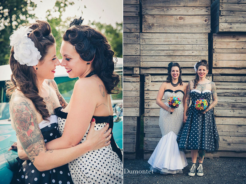 mariage gay avec deux mariées