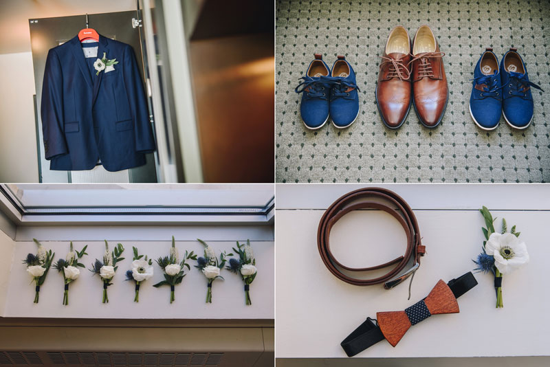 Les accessoires du marié