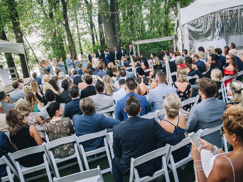 cérémonie de mariage à l'Ile Navark