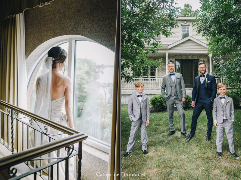 la mariée au Château Vaudreuil