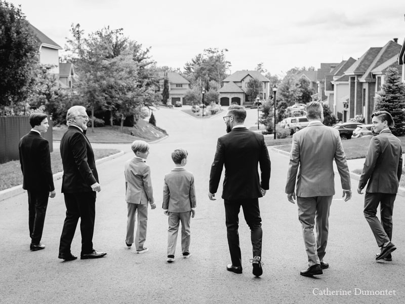 le marié et sa famille à Pincourt