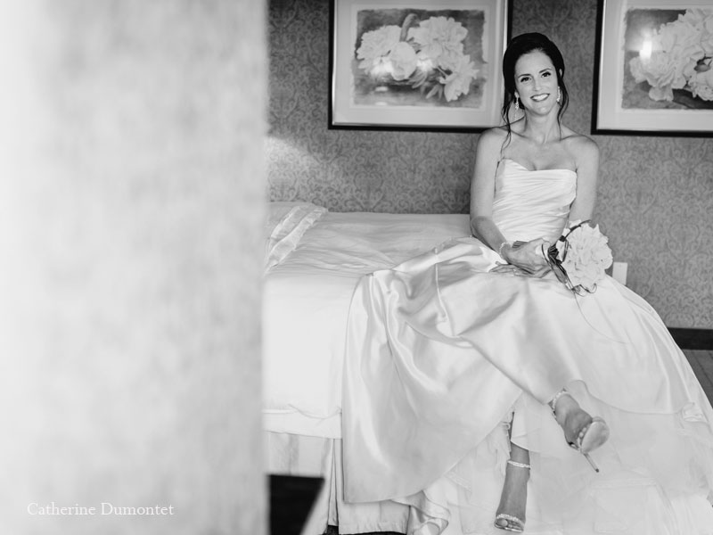 la mariée au Château Vaudreuil