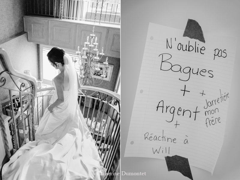 la mariée au Château Vaudreuil
