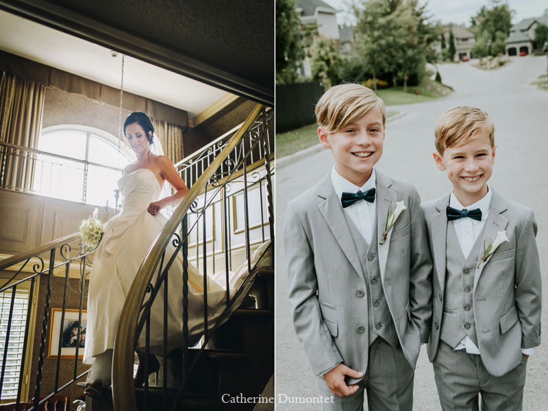 La mariée et ses garçons
