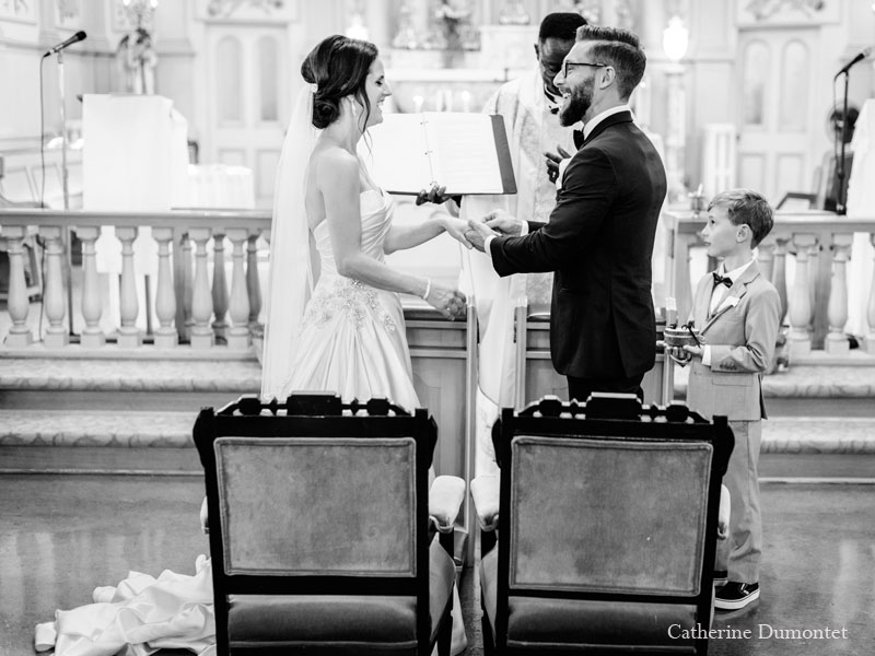 mariage à l'église Sainte-Jeanne-de-Chantal