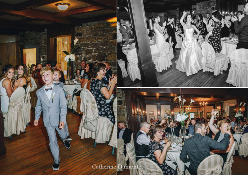 réception de mariage au Manoir Grant