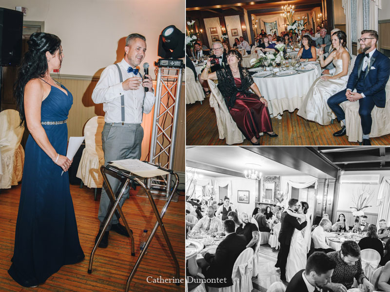 réception de mariage au Manoir Grant