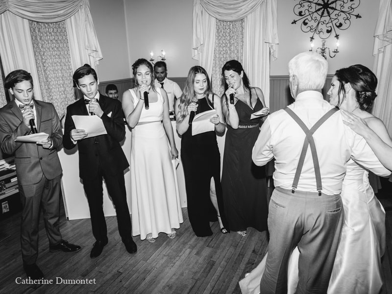 réception de mariage au Manoir Grant