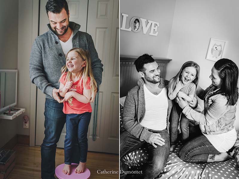 Photos de famille et de maternité à domicile