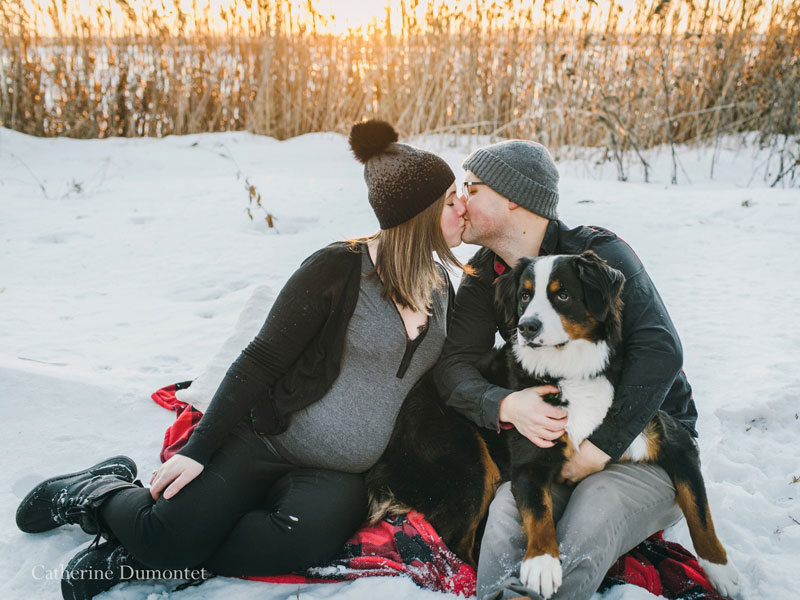 photo de grossesse et bébé