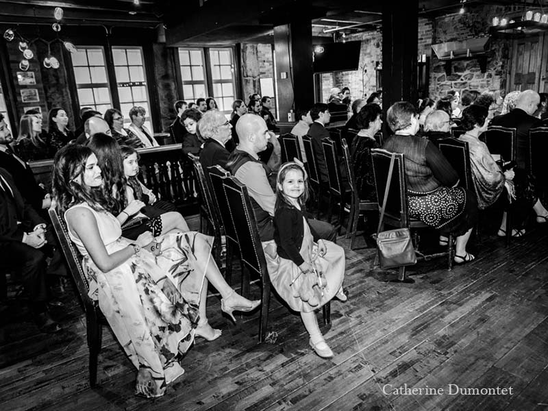 cérémonie de mariage au Vieux-Port Steakhouse