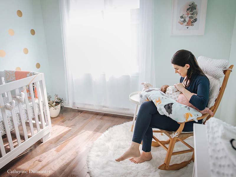 séance photos de maternité et de bébé