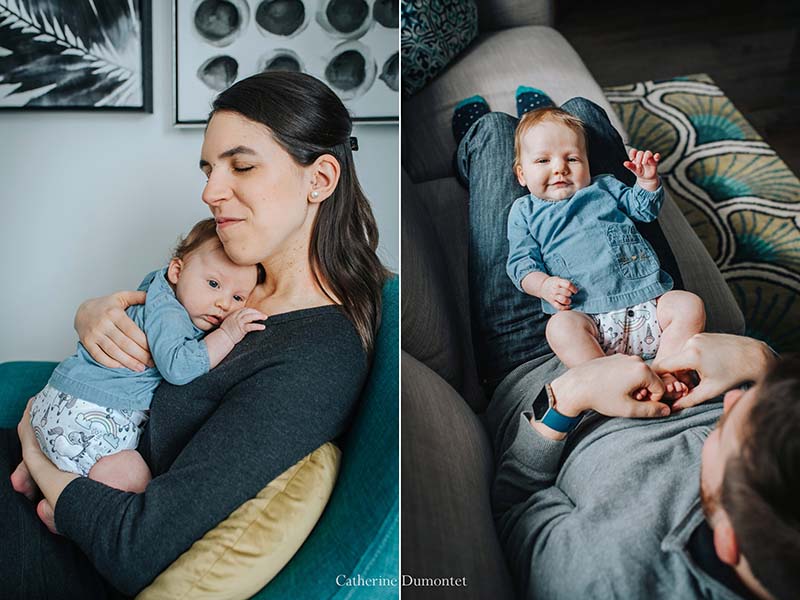 séance photos de maternité et de bébé