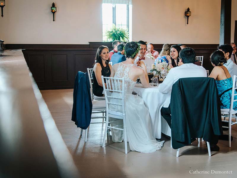 Réception de mariage au Vieux Moulin à Rigaud