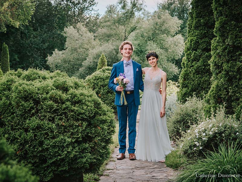 Les mariés au Vieux Moulin à Rigaud
