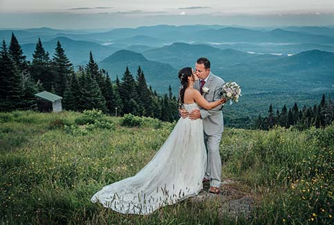 Mariage au sommet du Mont Tremblant