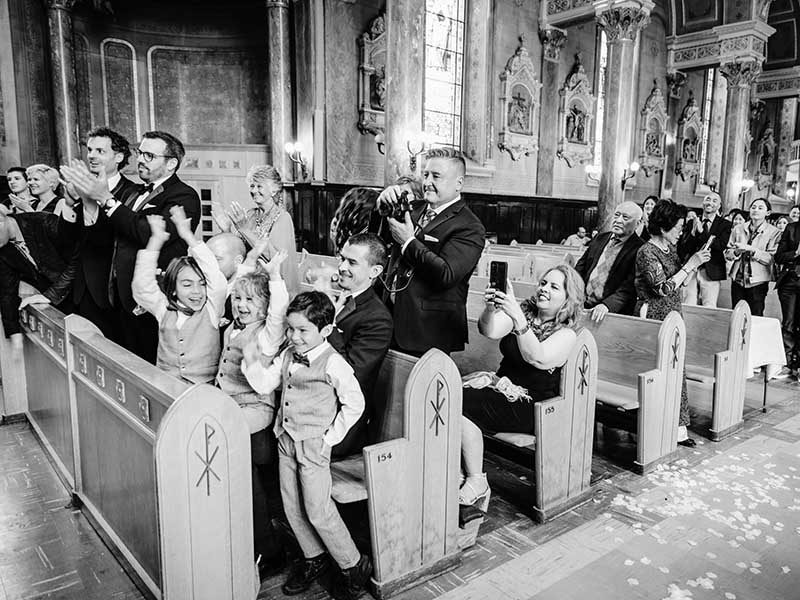 cérémonie de mariage à l'église