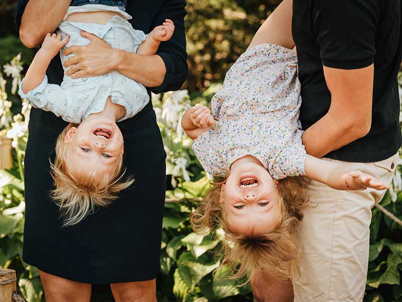 séance famille au jardin Botanique