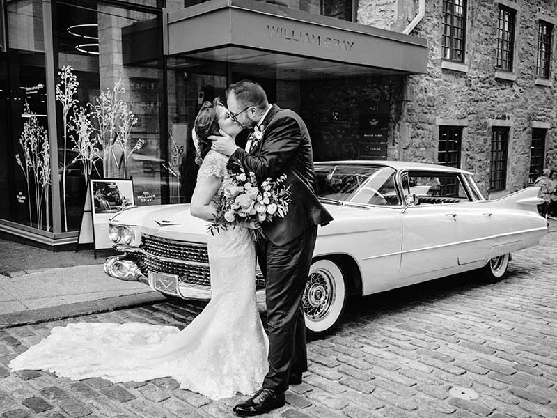 limousine devant l'Hôtel William Gray