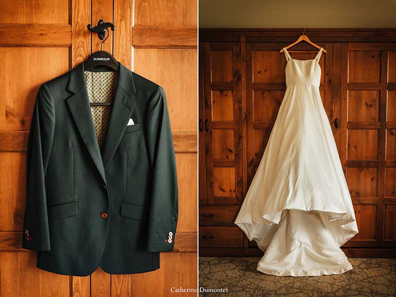 Les habits des mariés