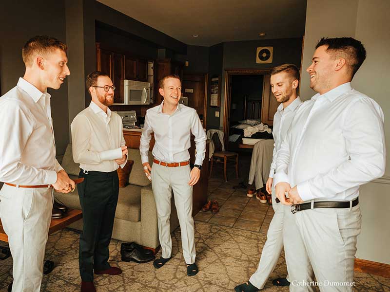 Préparatifs des mariés