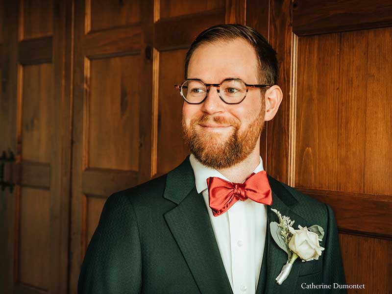 portrait du marié dans son habit Surmesur