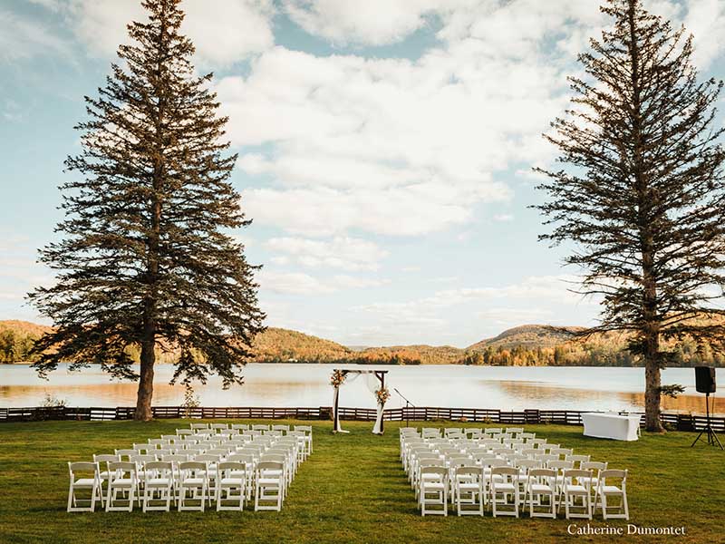 cérémonie de mariage au grand lodge