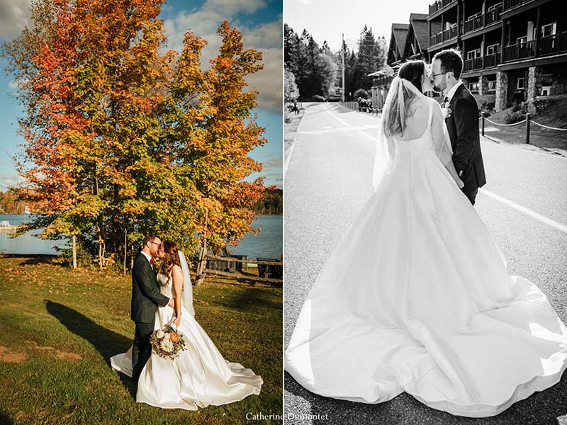 mariage d'automne à Mont-Tremblant