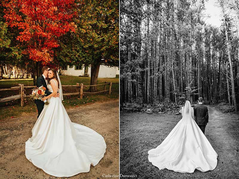 mariage d'automne à Mont-Tremblant