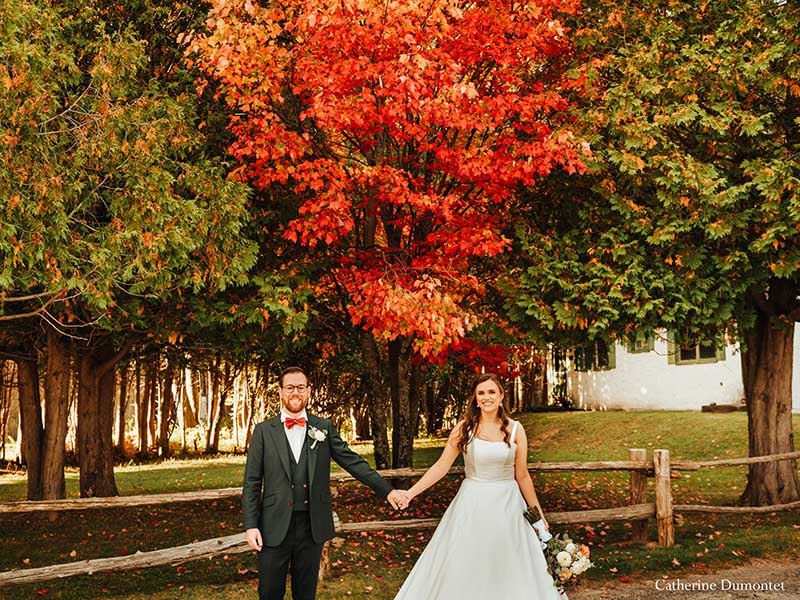 mariage d'automne à Mont-Tremblant