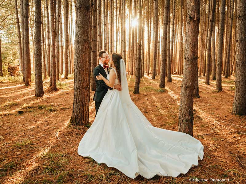 mariage d'automne à Mont-Tremblant