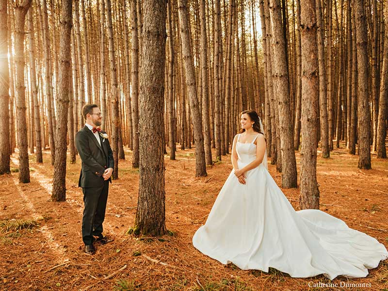 mariage d'automne au Grand Lodge