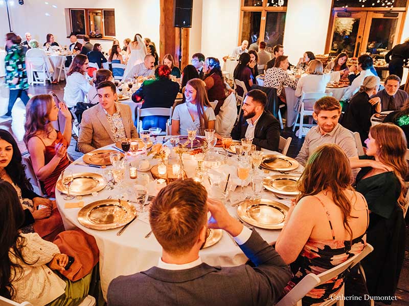 réception de mariage au Grand Lodge Mont-Tremblant