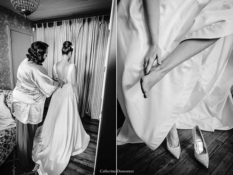 préparatifs de la mariée au Studio de Caroline Théorêt maquilleuse
